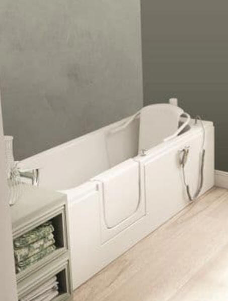 AVENTIS walk in bath with powered lifting seat - Traditional style bath ...